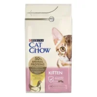 Cat Chow Kitten для котят с курицей, 1,5 кг