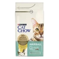 Cat Chow Hairball Control для контроля комков шерсти, 15 кг