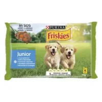 Friskies Junior кусочки в соусе для щенков с курицей и морковью, 85 г