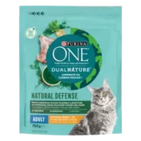 Purina ONE Dual Nature Adult для взрослых кошек со спирулиной с курицей, 750 г