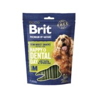 Brit Premium by Nature Dental, лакомство для собак, зубные косточки, размер M