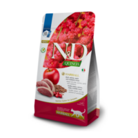 Farmina N&D Quinoa Hairball Cat с уткой и киноа для вывода шерсти, сухой корм для взрослых кошек, 1,5 кг