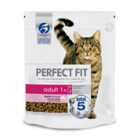 Perfect Fit Adult 1+ сухой корм для взрослых кошек с лососем, 750 г