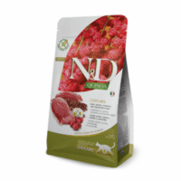 Farmina N&D Quinoa Urinary Cat с уткой, киноа и клюквой, сухой корм для взрослых кошек, 1,5 кг