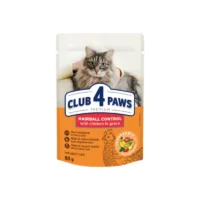 Club 4 Paws Anti-Hairball мясным ассорти в соусе, поштучный пауч 80 г