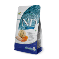 Farmina N&D Ocean Cat с треской, креветками и тыквой для котят, сухой корм для котят, 1,5 кг