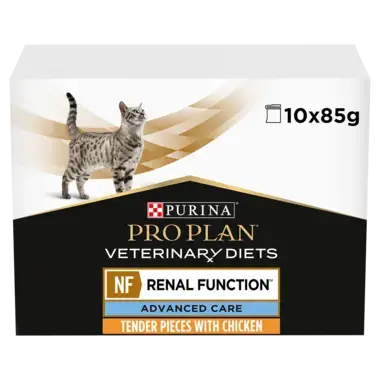 Pro Plan Veterinary Diets NF Renal Function ветеринарная диета для кошек с курицей, 85 г