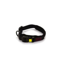 Beeztees Ошейник нейлоновый Parinca Premium, чёрный