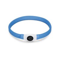 Beeztees Ошейник силиконовый светящийся с USB