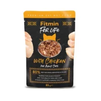 Fitmin For Life филе курицы пауч для взрослых кошек (85 г)