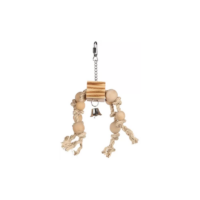 Flamingo Игрушка деревянная для птиц BBQ Parakeet Hanger