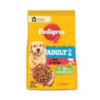 Pedigree Adult для взрослых собак средних и крупных пород с говядиной и овощами, 12 кг