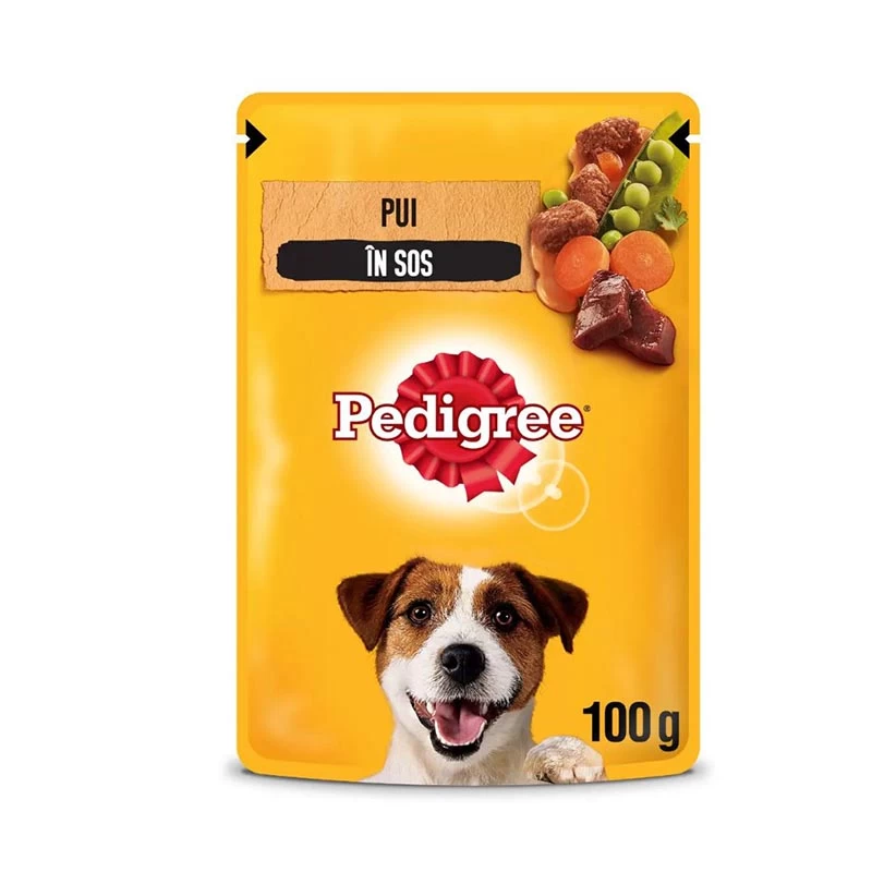 Pedigree Adult пауч с курицей и овощами для взрослых собак, 100 г