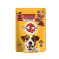 Pedigree Adult пауч с говядиной и печенью для взрослых собак, 100 г