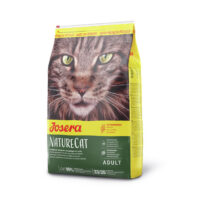 Josera NatureCat 10 кг — беззерновой корм для взрослых кошек с курицей и лососем (33% белка)