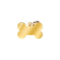 Адресник Big Bone Golden Brass