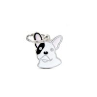 Медальон French Bulldog, белый