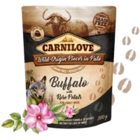 Carnilove Dog Pouch Paté Buffalo with Rose Petals