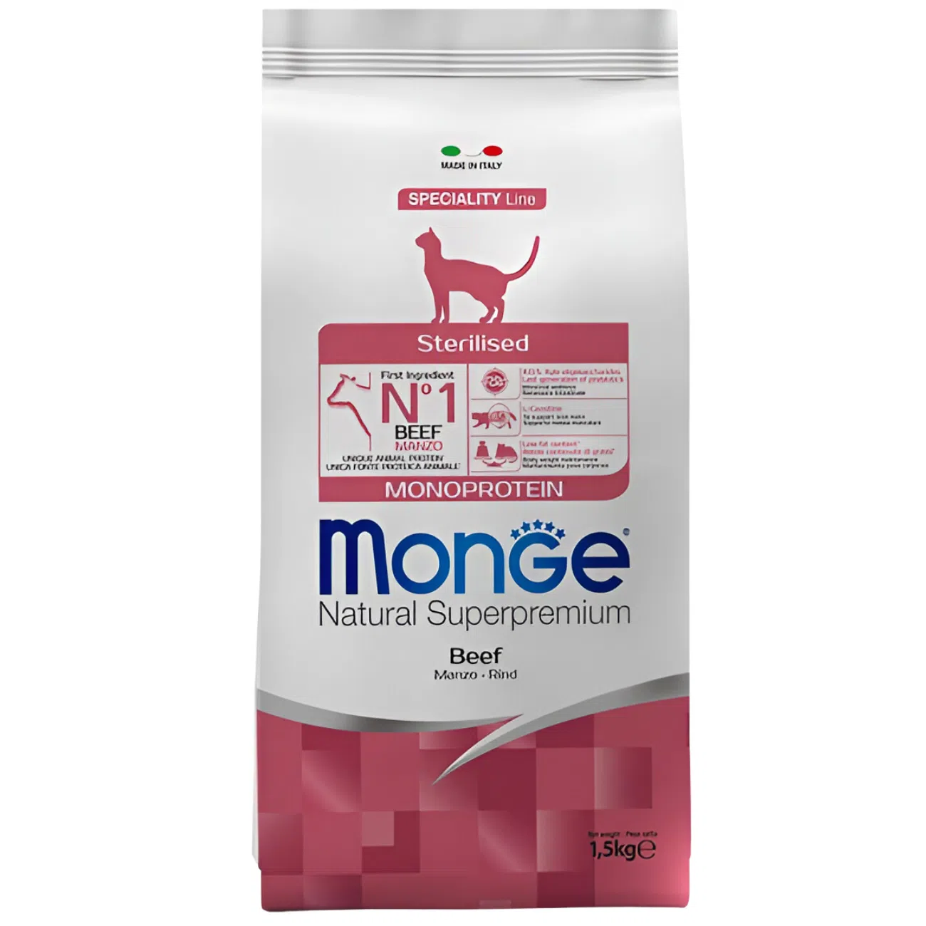 Monge Cat Kitten, говядина, 1.5 кг