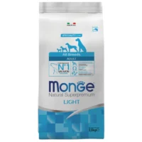 Monge Dog All Breed Adult Light, лосось с рисом, 2,5 кг