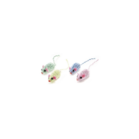 Игрушка для кошек мышка из верёвки Glitter Rope Mouse
