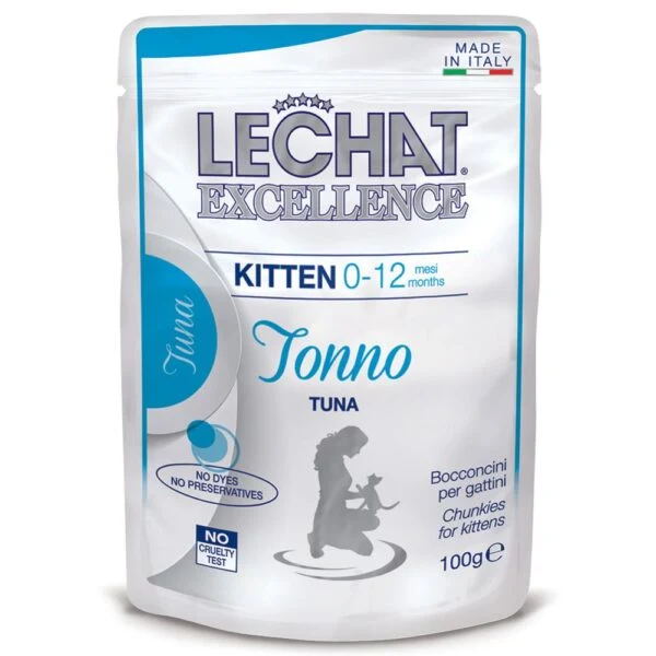 LeChat Excellence Pouch Kitten, ton, 100 g