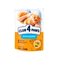 Club 4 Paws Adult с лососем — сухой корм для взрослых кошек
