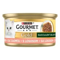 Gourmet Gold Succulent Delights кусочки в желе с лосось, 85 г