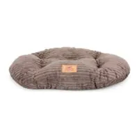 Ferplast Relax Corduroy, овальный вельветовый матрас для собак и кошек, 55×36 см