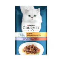 Gourmet Perle мини-филе для кошек говядина и утка, 85 г