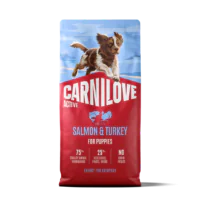 Carnilove Dog Active Puppy, лосось, индейка, 1 кг