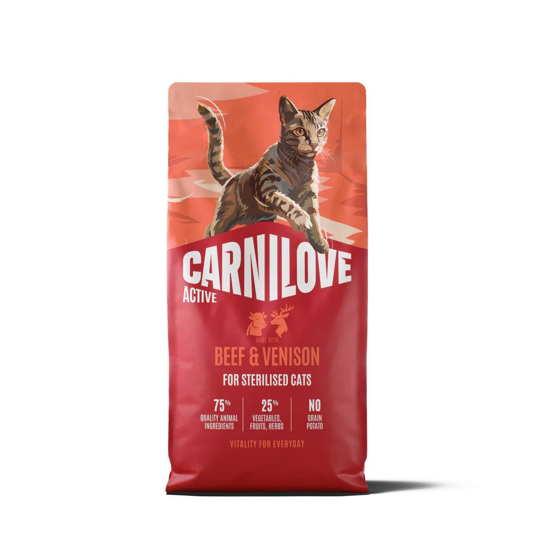 Carnilove Cat Sterilised, говядина, оленина, 2 кг