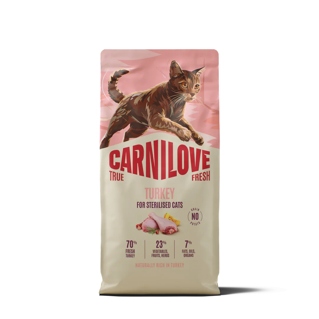 Carnilove Cat True Fresh Sterilised, индейка, 2 кг