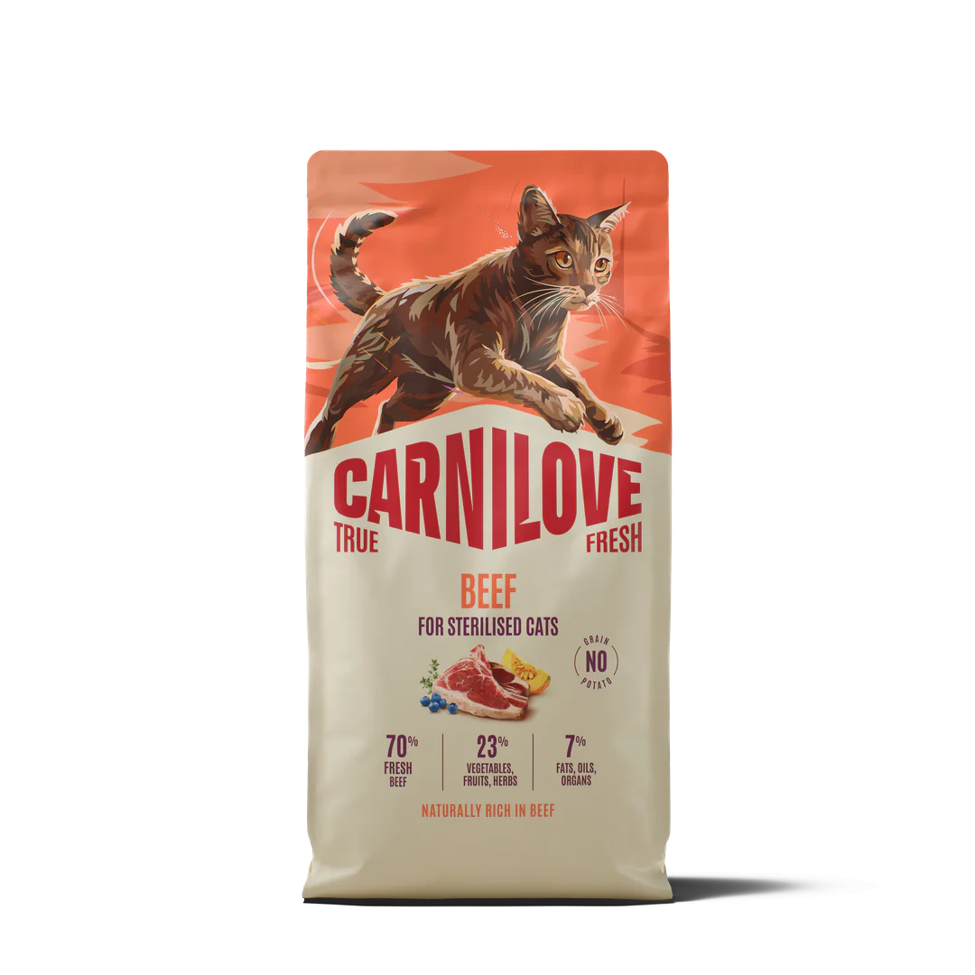 Carnilove Cat True Fresh Sterilised, говядина, 2 кг