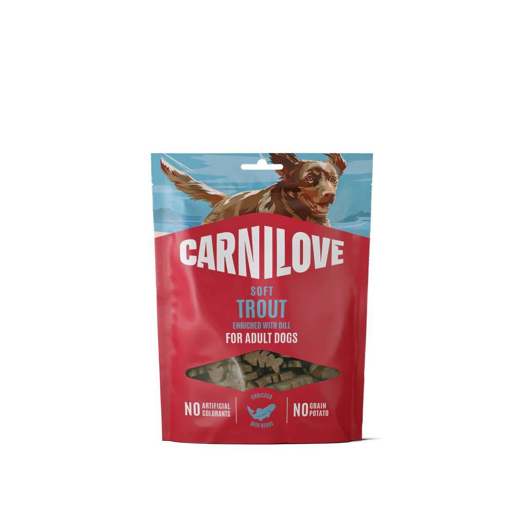 Carnilove Soft Snack, лакомство для собак, форель с укропом, 200 г