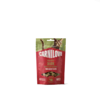 Carnilove Crunchy Snack, лакомство для кошек, утка с малиной, 50 г