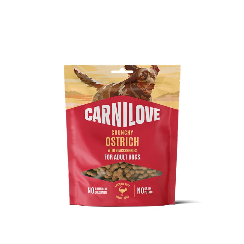 Carnilove Crunchy Snack Ostrich with Blackberries
