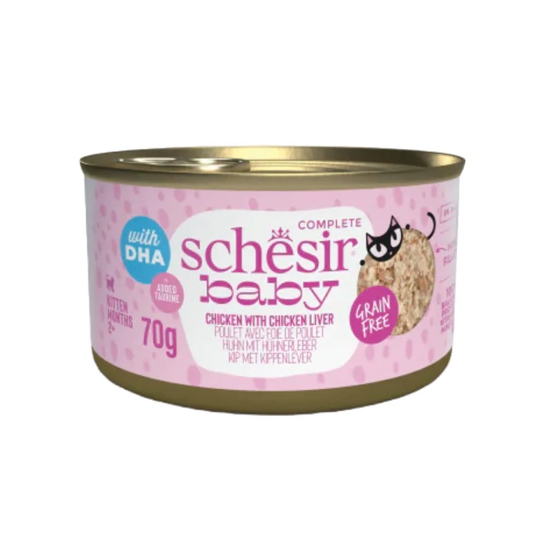 Schesir Baby, курица с печенью, 70 г