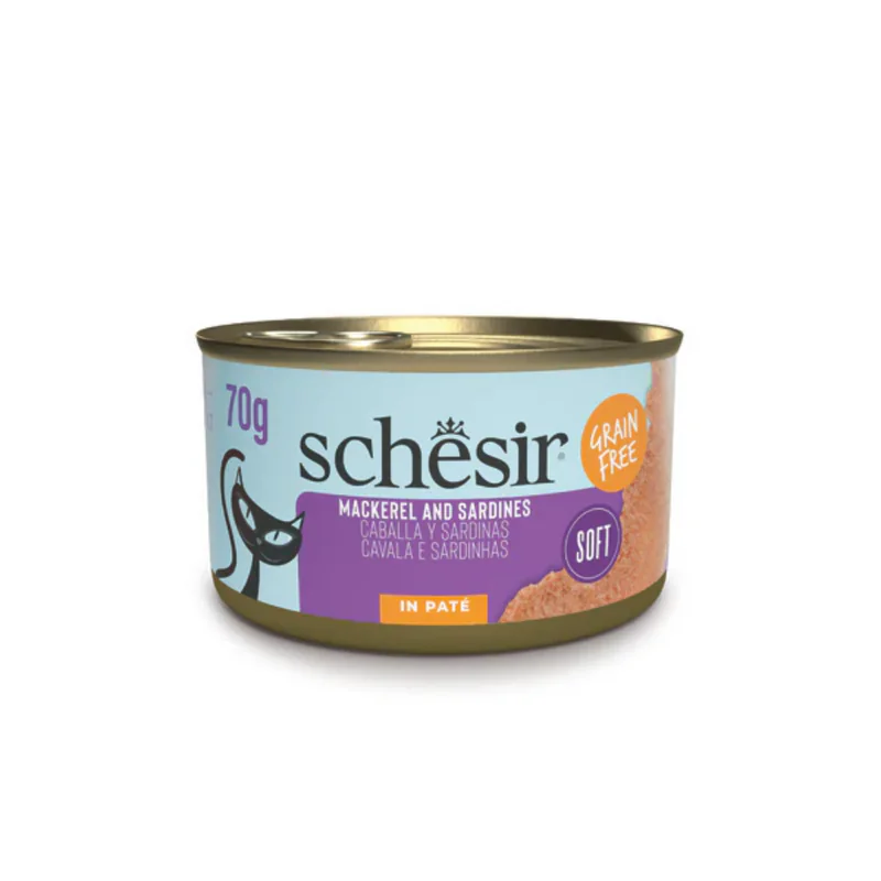 Schesir Grill Pâté, скумбрия с сардинами, 70 г