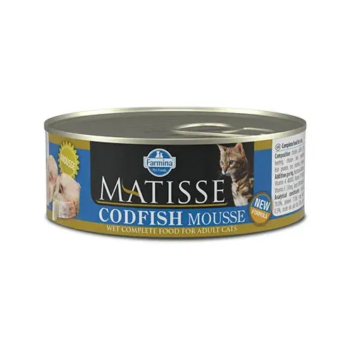 Farmina Cat Mousse Codfish, мусс с треской для кошек, 85 г
