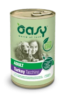 Oasy Lifestage Adult Paté, curcan, 400 g