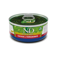 Farmina N&D Cat Chicken & Pomegranate Adult, влажный корм с курицей и гранатом для кошек, 70 г