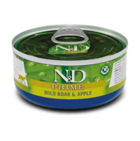 Farmina N&D Prime с кабаном и яблоком, влажный корм для кошек, 70 г