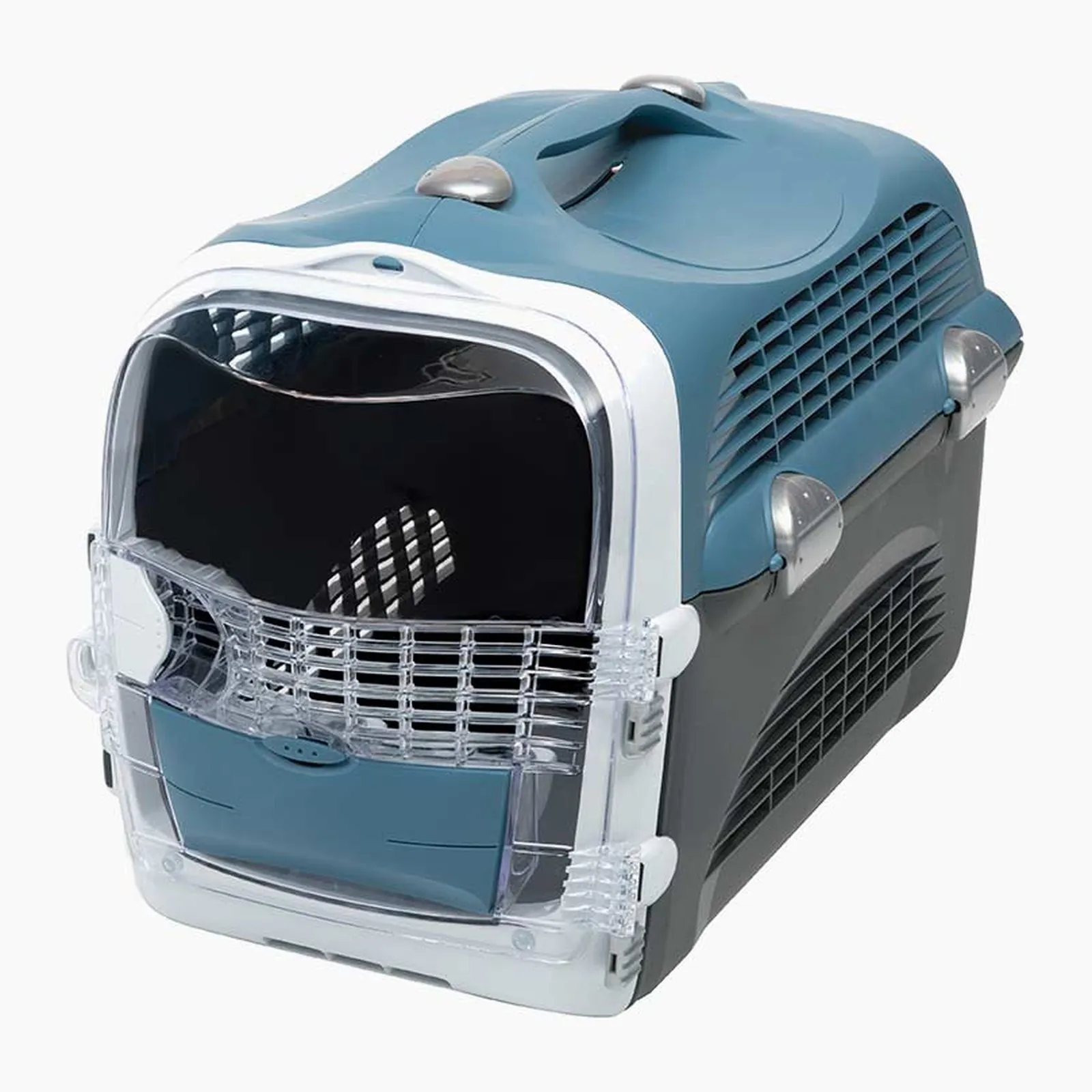 Catit Cabrio, переноска для кошек и собак мелких пород до 11,3 кг, 51×33×35 см, сине-серая