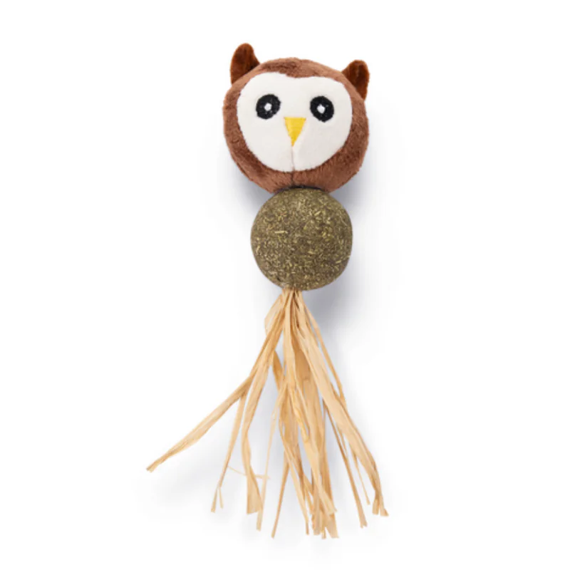 Beeztees Игрушка для кошек с кошачьей мятой Uily, коричневая