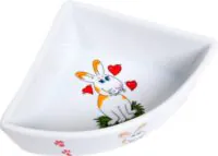 Flamingo Corner Bowl Rabbit