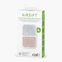 Catit Airsift Dual Action, сменный фильтр от запаха для кошачьего туалета, 2 шт.