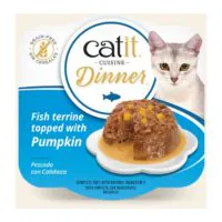 Catit Cuisine Dinner, рыбный террин с белой рыбой и тыквой, 75 г