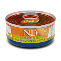 Farmina N&D Pumpkin с кабаном, тыквой и яблоком, влажный корм для кошек, 70 г