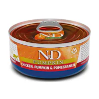 Farmina N&D Pumpkin с курицей, тыквой и гранатом, влажный корм для кошек, 70 г
